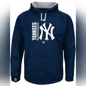 Majestic Brand Men's Navy Yankees Hoodie